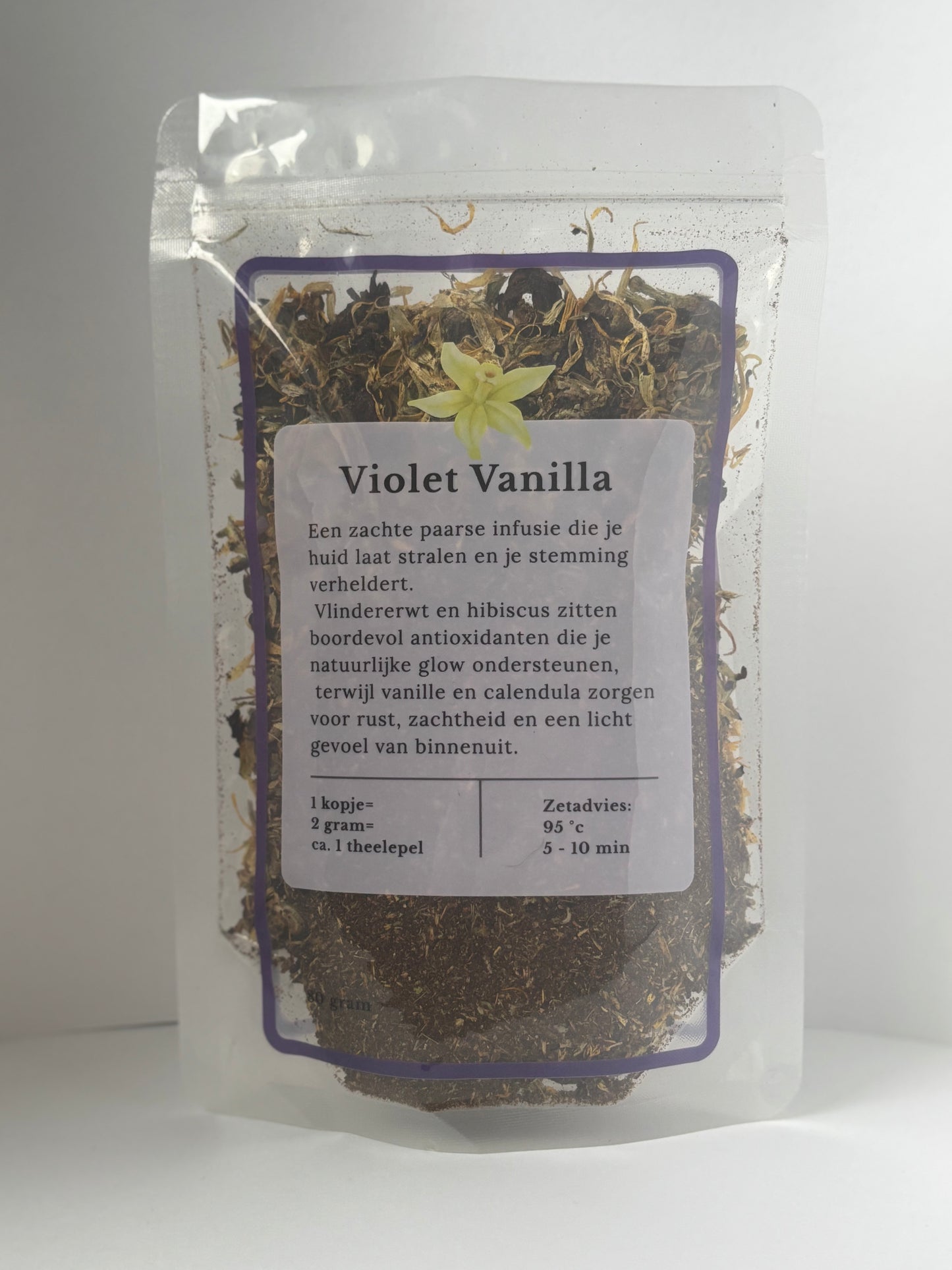Violet Vanilla - Paarse Blend product back